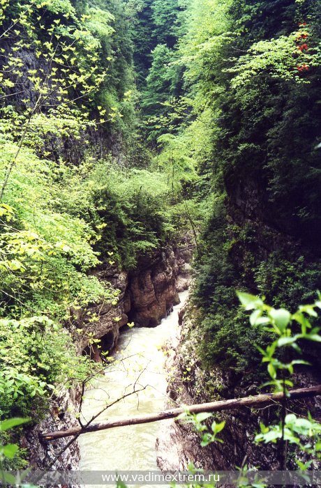 Гуамское ущелье нижний каньон.