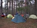 Наш палаточный лагерь.